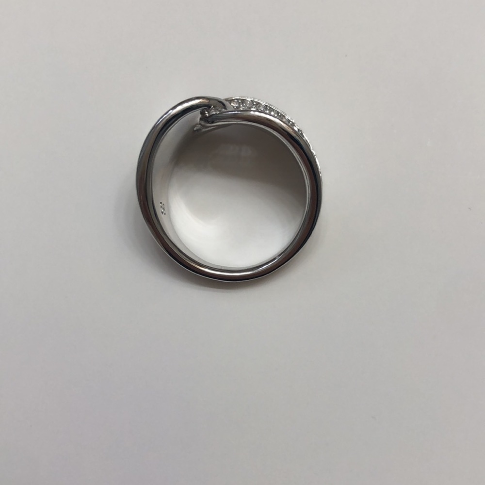 NWT Swarovski Guardian Rhodium Plated Crystal Ring - Picture 4 of 10